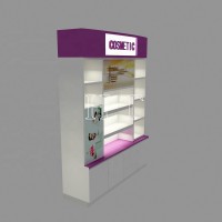 high end booth display cosmetic design for sale