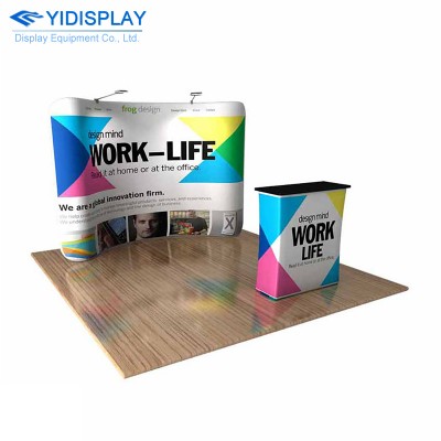 Factory high quality pop up stall standee a frame party backdrop banner modern exhibition booth