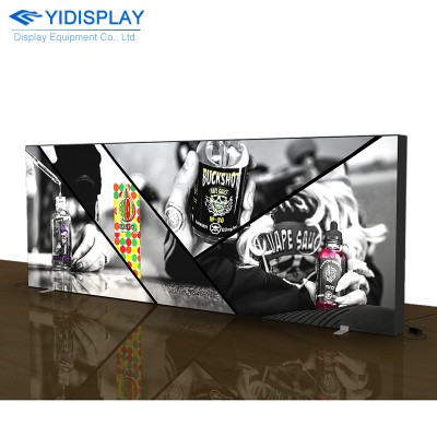 2020 Hot sale Frameless Fabric LED Light Box textile light box advertising lightbox