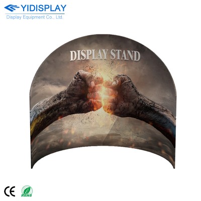 Customized professional good price of advertising equipment tradeshow booth shell frame tension backwall