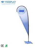 Quality assurance single double sided flying banner pole